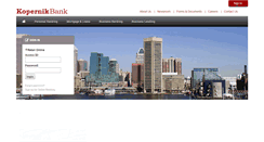 Desktop Screenshot of kopernikbank.com